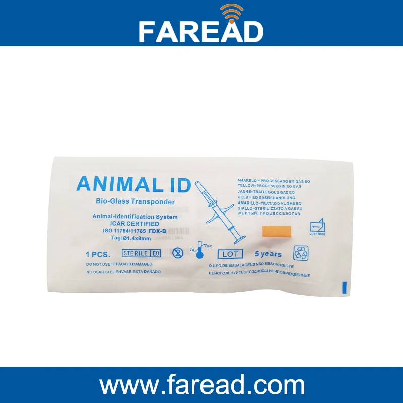 X10pcs горячая Распродажа EM4305 Икар утвержден RFID 134 2 кГц ISO11784/785 FDX-B 1 4*8 мм ПЭТ микрочип
