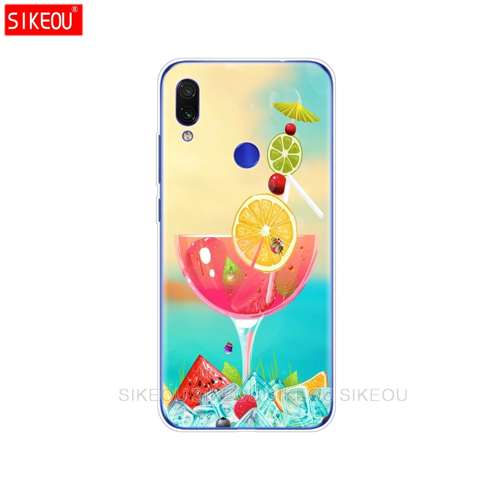 Для Xiaomi Redmi Note 7 чехол силиконовый мягкий ТПУ с рисунком для Xiaomi Redmi Note 7 Чехол 6,3 дюймов Fundas Coque Redmi Note7 чехол s - Цвет: 33637