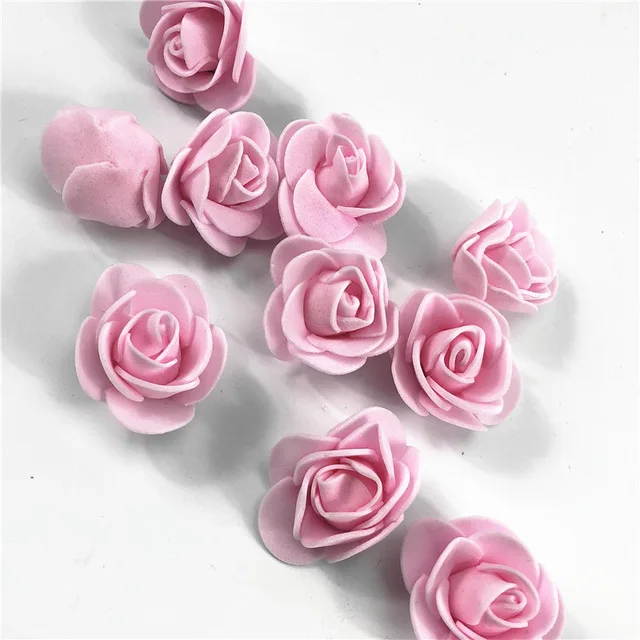 light pink 1 шт. 15 см/20 см/35 см пена Роза медведь плесень DIY игрушка Искусственный цветок розы медведь пластик медведь розы собака удачи модель - Цвет: light pink