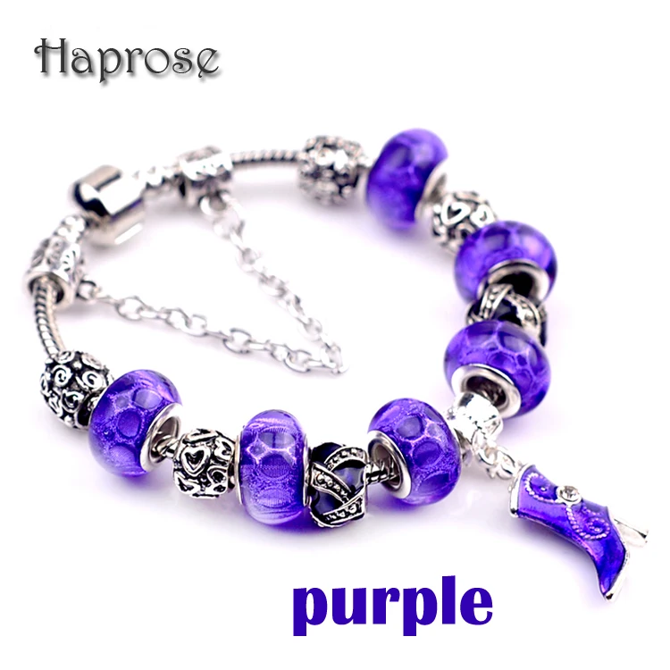 Античный серебряный шарм-браслет и браслет серебро 925 пробы с сердечком женская