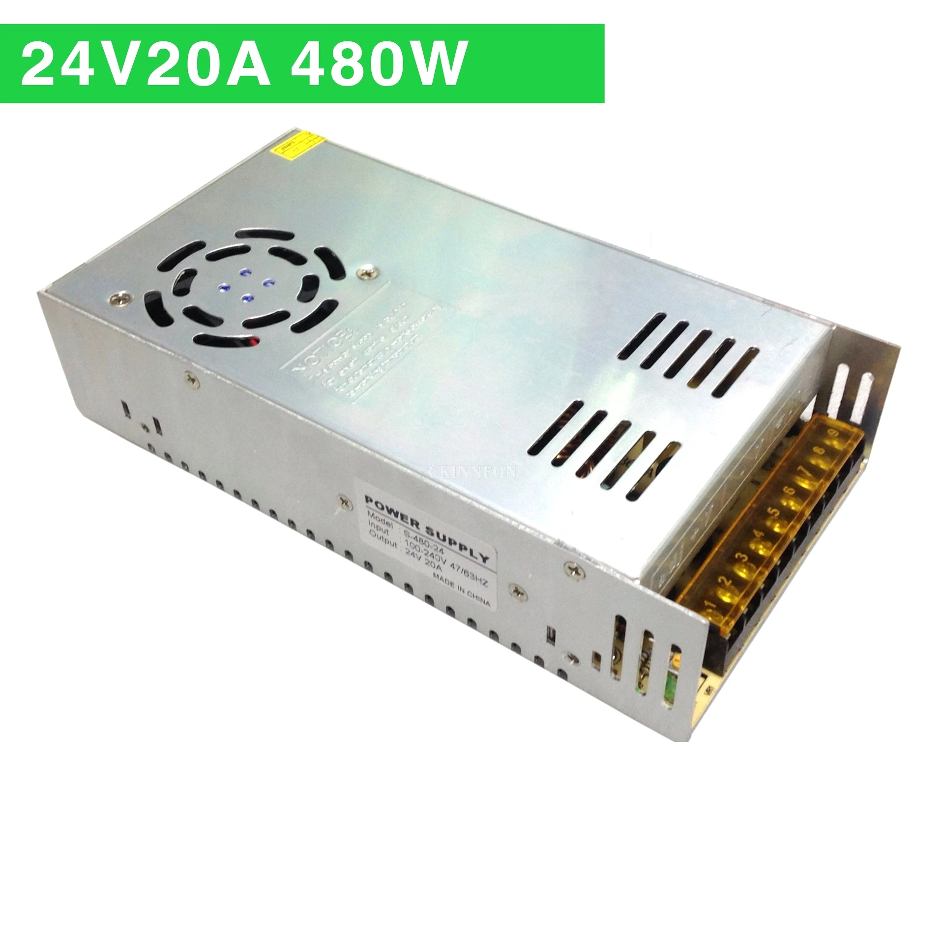 DHL для выведения токсинов 40 шт прокладки СИД светильник AC к DC 24V 20A 480W