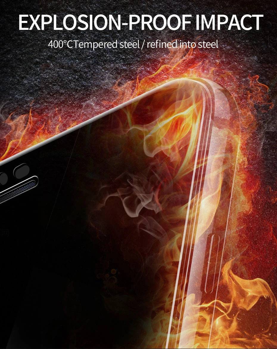 Защитное стекло 5D для Iphone X, защитное стекло Xr Xs Max 6 7 8 Plus, защитное закаленное стекло для экрана 6plus 7plus 8plus