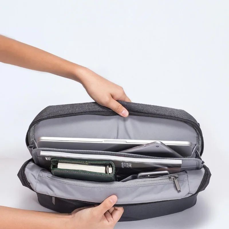 Xiaomi 90 Bag Urban style messenger bag/men and women's large capacity casual hose line waterproof backpack | Электроника