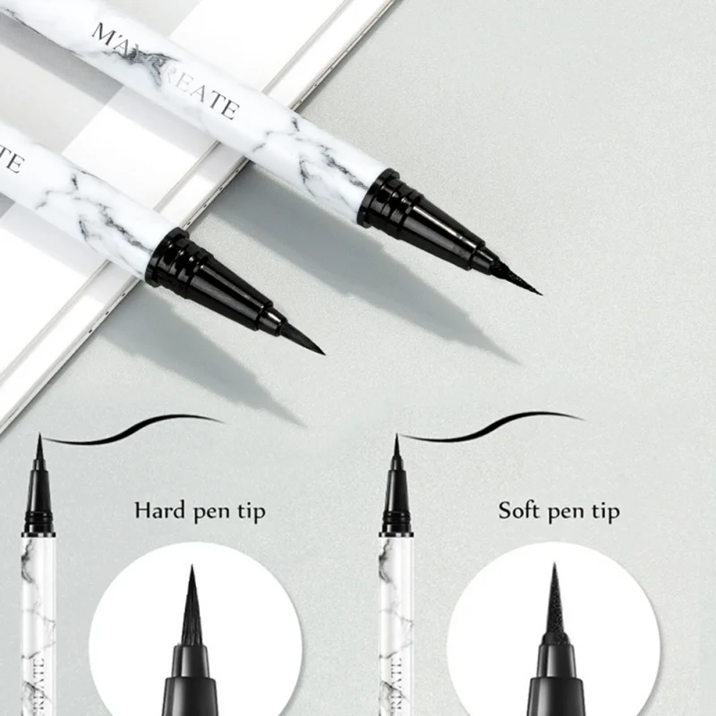 Подводка для глаз жидкая черная водостойкая карандаш макияжа профессиональный