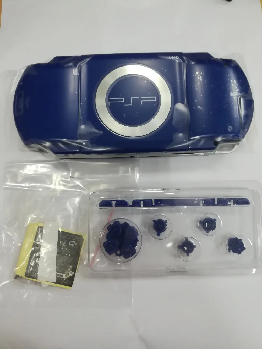 10 цветов Сменный Чехол для PSP 1000 полная Кнопка корпуса + наклейка винт бесплатная