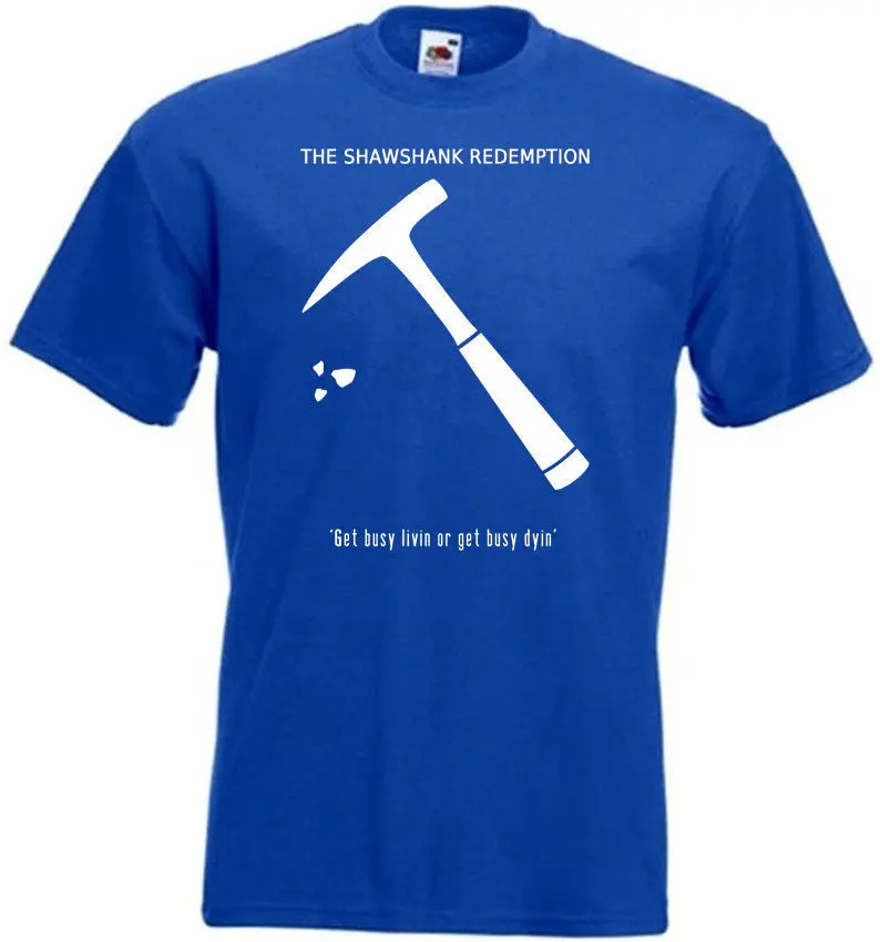 Побег из шоушенка V5 футболка все размеры S 5XL синий|t-shirt t-shirt|shawshank redemptiont-shirt blue |