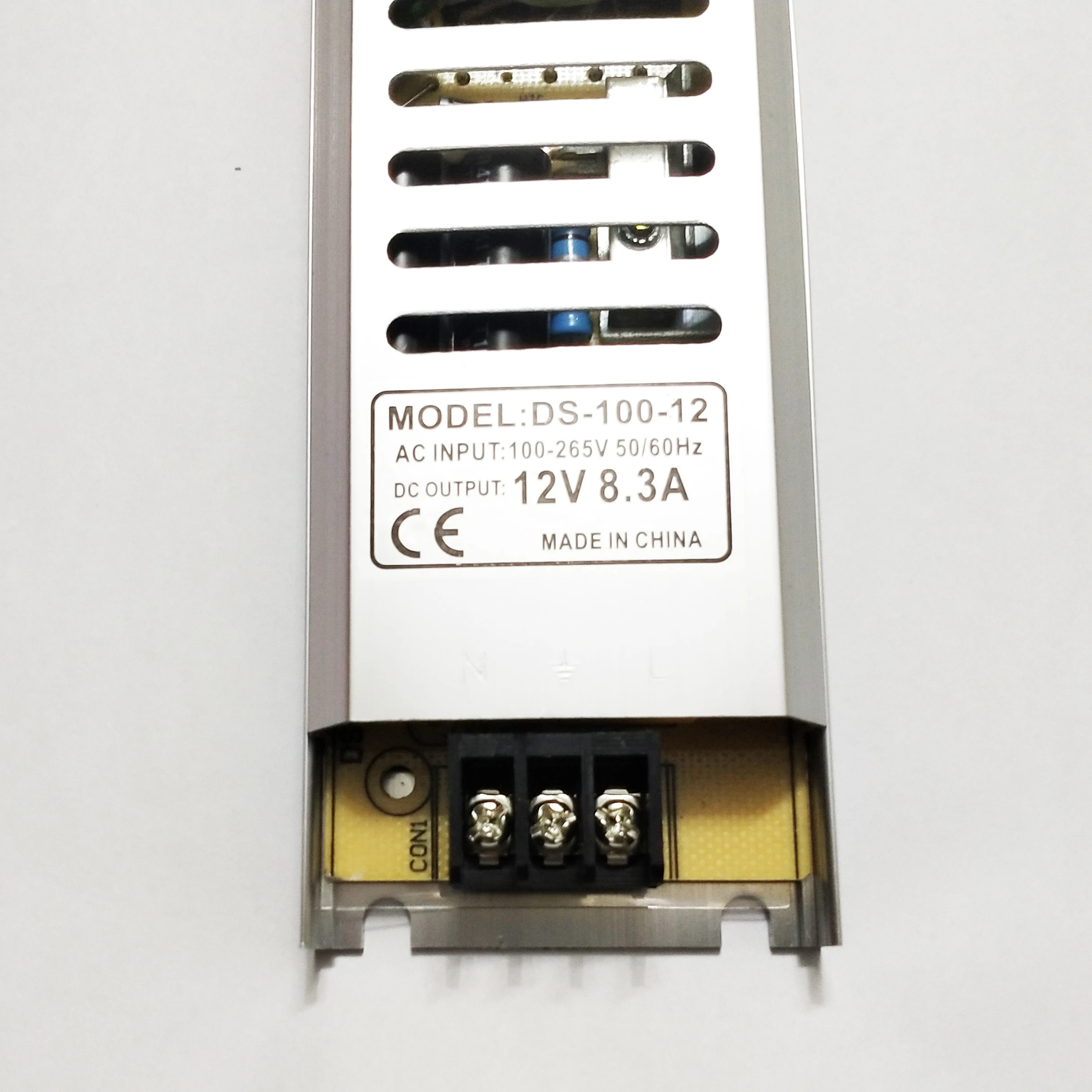 Ультра тонкий AC110 ~ 220V к DC 12V 100W источник питания LED преобразовывать адаптер