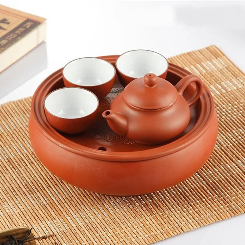 Горячая Распродажа чайный горшок китайский фарфор + 3 чашки кунг фу набор чайные