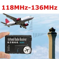 tl001 118mhz 136mhz aaa air band radio receiver airband radio receiver aviation band receiver for airport ground