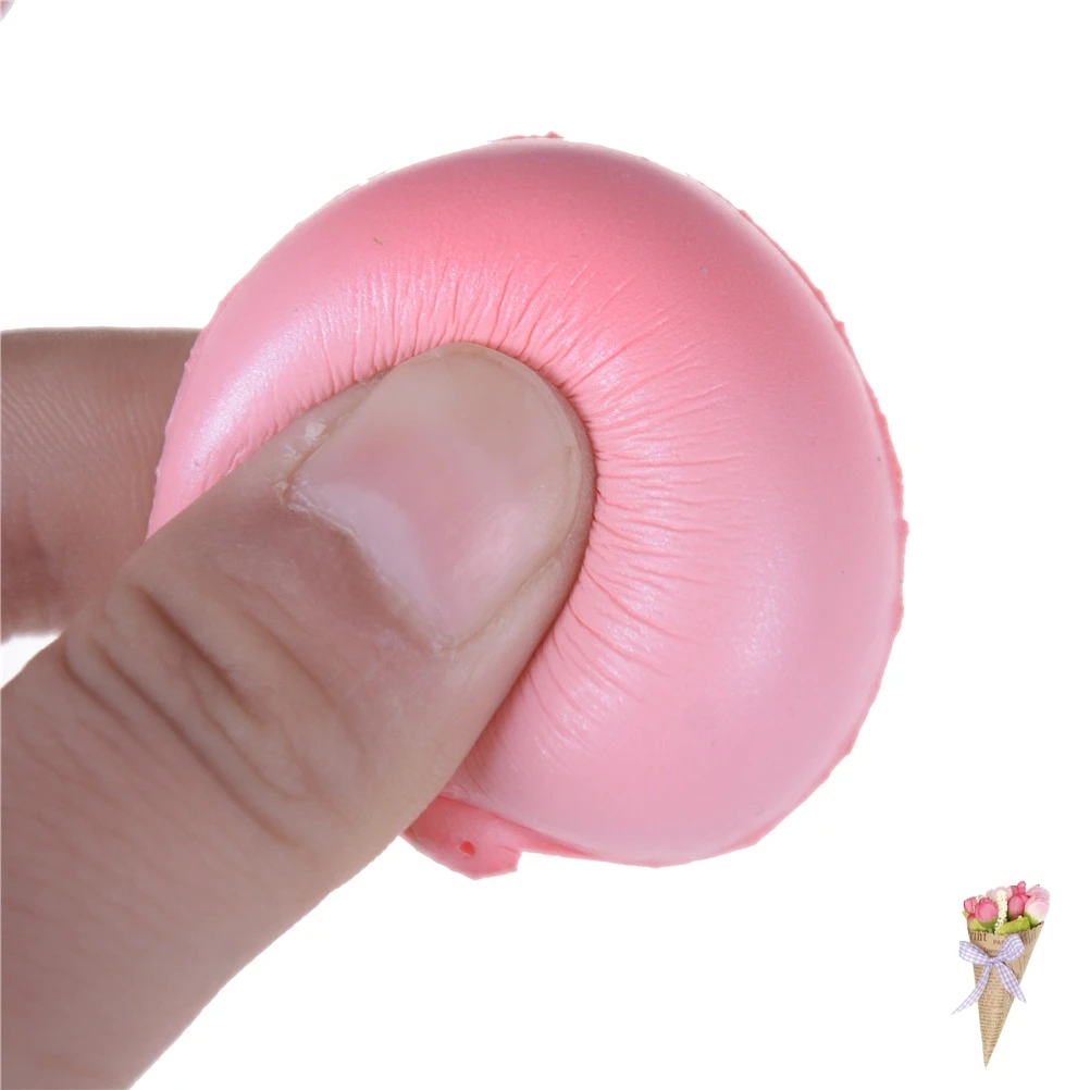 4 см мягкие милые мини персик медленно поднимающийся ароматизированный телефон