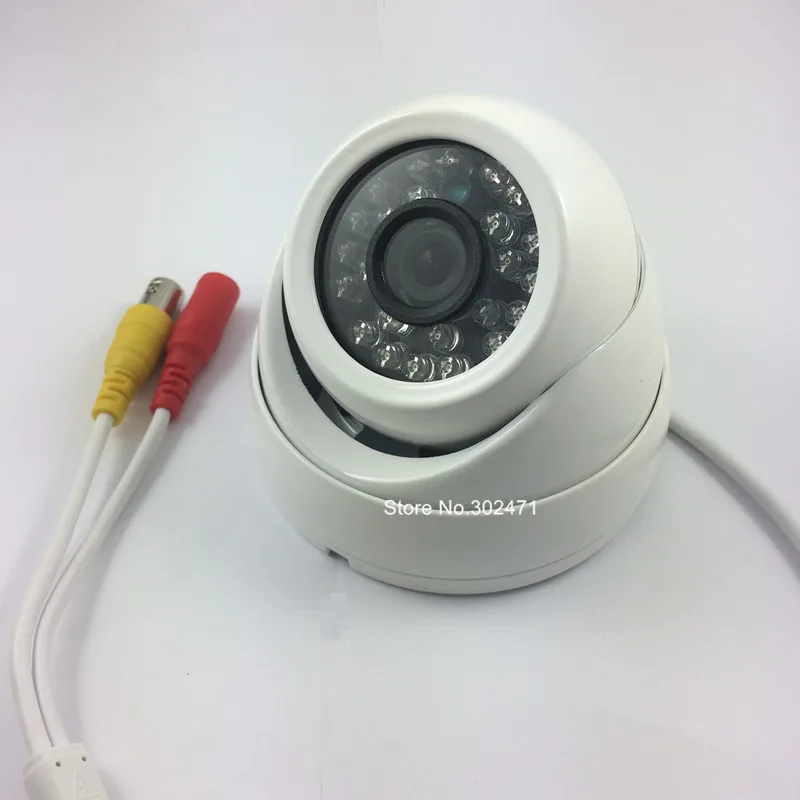 1/4 &quotCMOS (7030) металлическая ИК купольная камера 500tvl 20 м расстояние 3 6 объектив