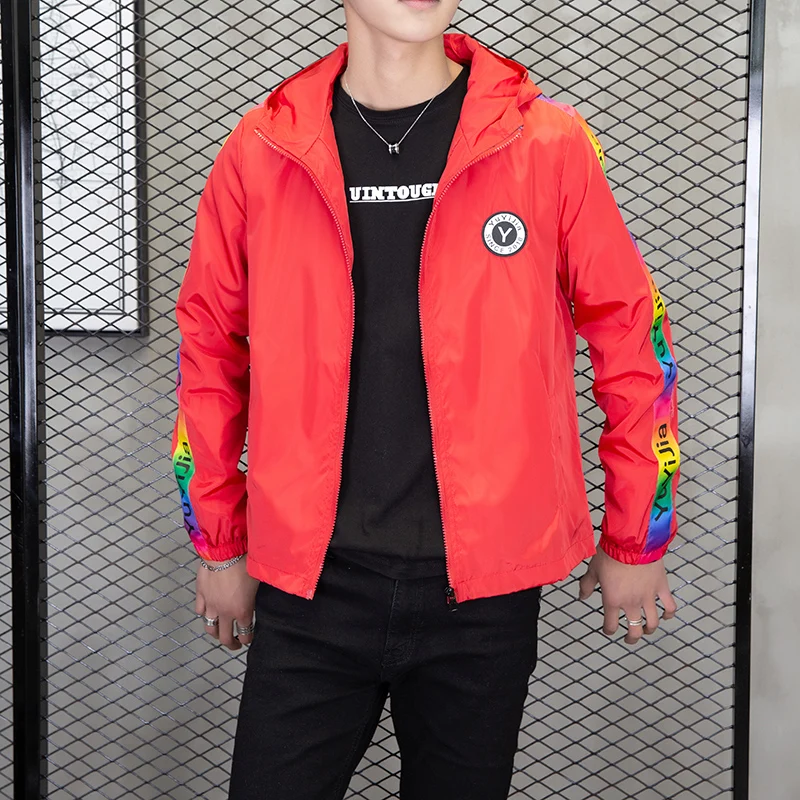2019 куртка мужская бейсбольная кэжуал весна осень мода Slim Fit Мужская тонкие куртки