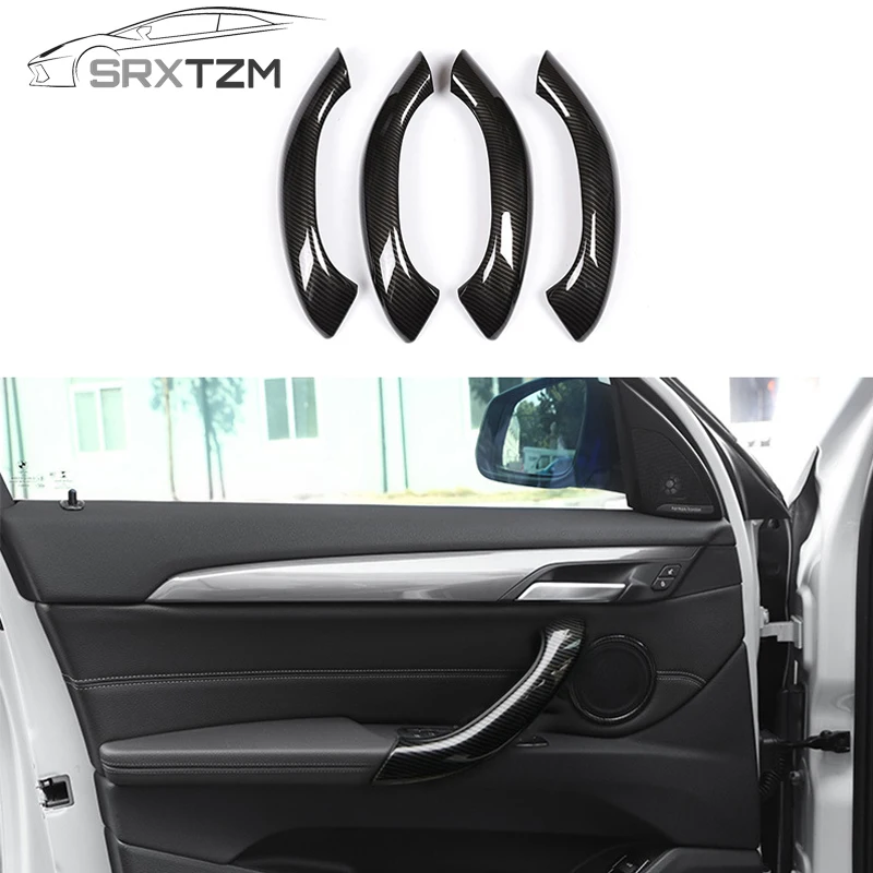 SRXTZM 4 шт. для BMW X1 X2 F48 2016 0219 автомобиля накладка на внутреннюю дверную ручку двери