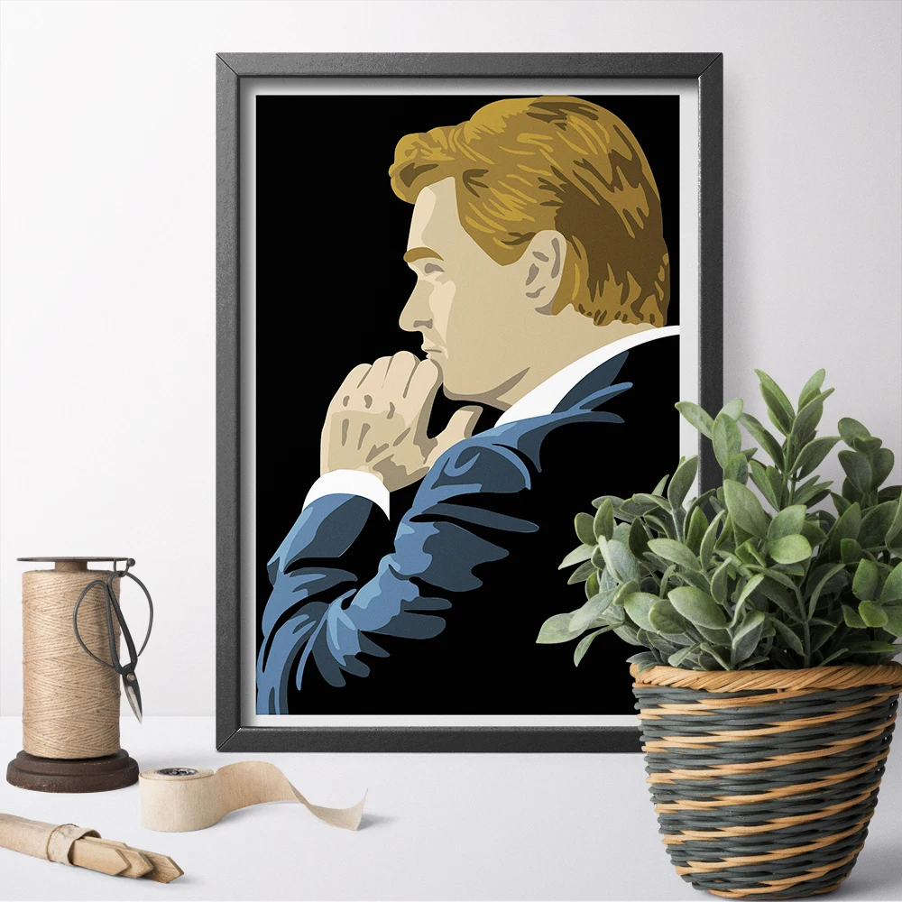 Doctor Christopher Nolan Poster Wall Art Printing Canvas In we trust Print Home Decoration | Дом и сад