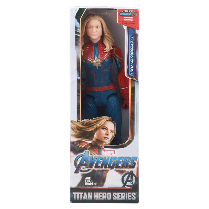 New marvel with box 30 см Marvel Мстители 4 конечная игра игрушка танос Халк человек паук Железный человек Тор Росомаха Черная пантера Веном фигурка ребенка - Цвет: New marvel with box