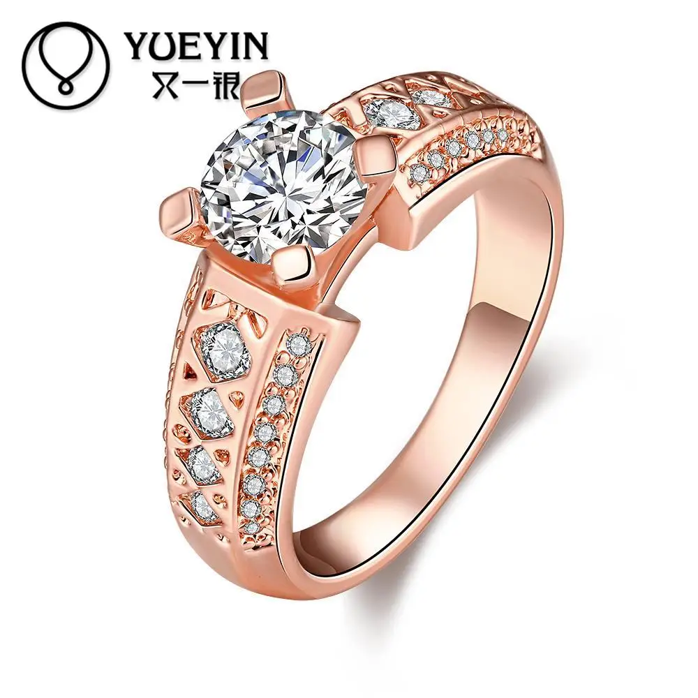 Женское ювелирное изделие золотого цвета кольца из циркона anillos mujer bijoux для