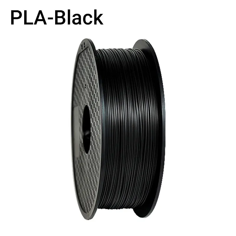 Black TOPZEAL высокое качество PLA 3d принтер нити белого цвета 1,75 мм 1 кг катушка для 3D печати материалов - Цвет: Black