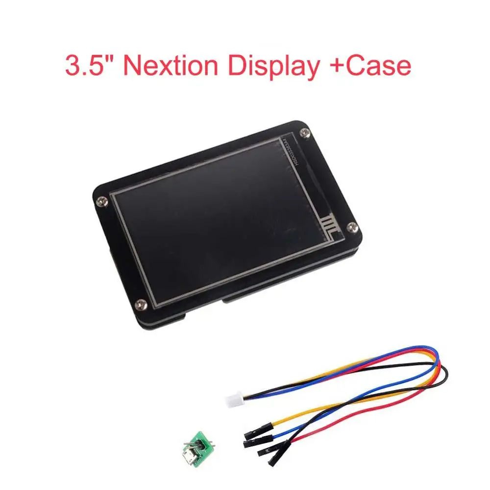 3.5inch Nextion дисплей 3,5 3,2 2,8 2,4 дюйма UART HMI умный сенсорный ЖК-дисплей модуль экран+ черный акриловый чехол для Arduino Raspberry Pi - Цвет: 3.5inch