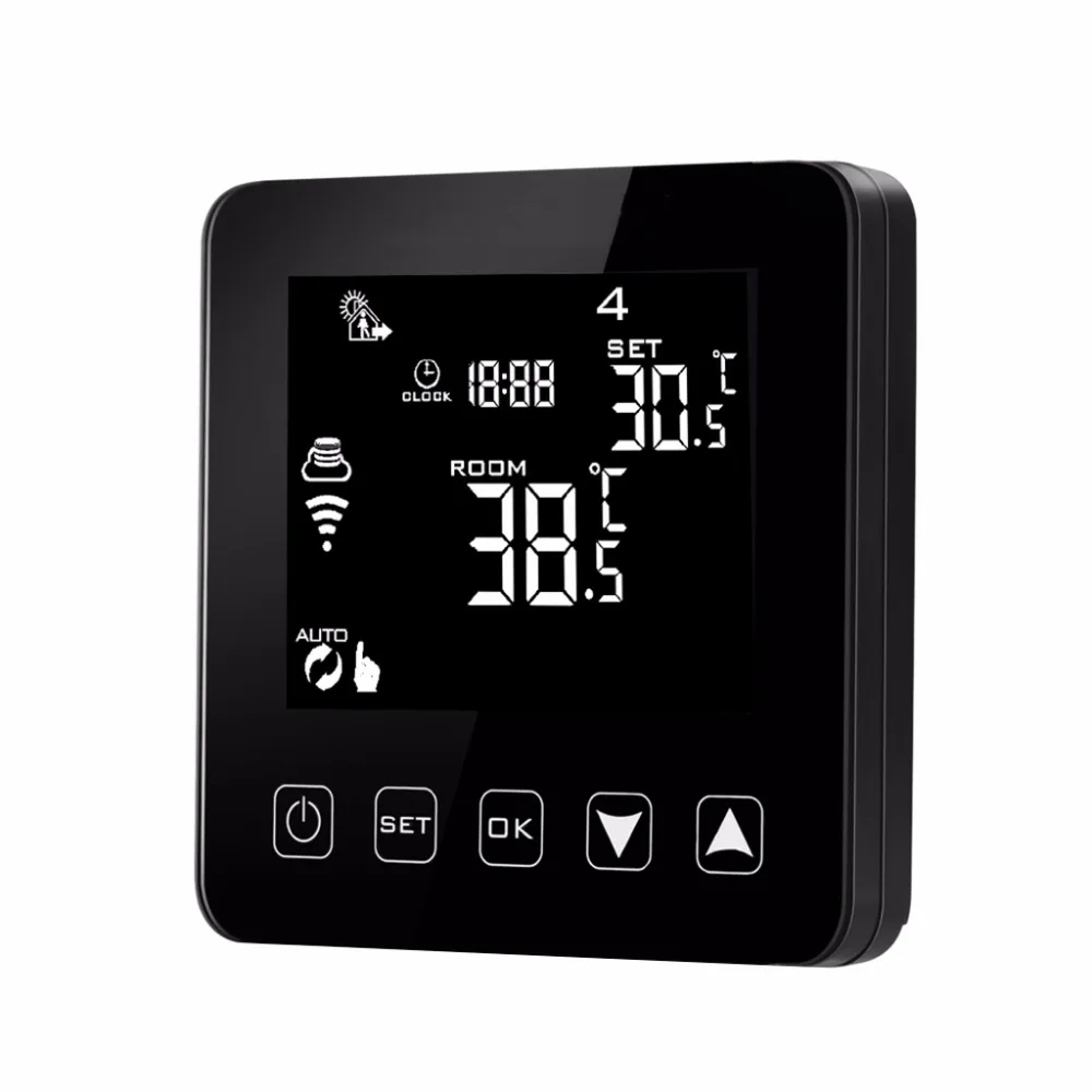 

WiFi Programmable Thermostat Echo Alexa Voice Control Electric Floor Heating Room Temperature Control 16A 100-240V Hot New