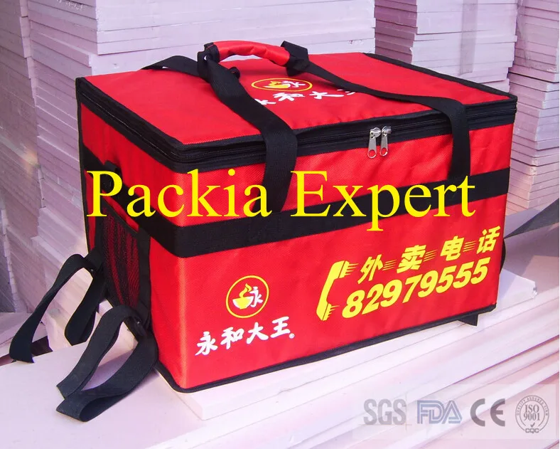 

45*35*30cm hot style Pizza thermal insulation bag Food delivery bag for pizza or cake or juice Pizza delivery bag