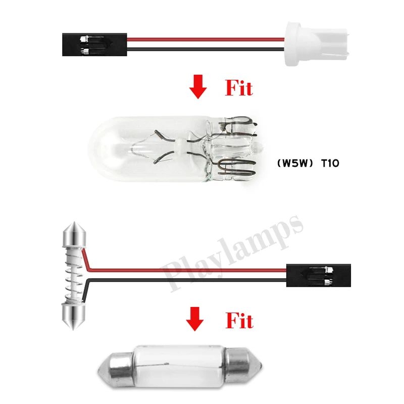 Автомобильные светодиодные панели автомобиля лампы Интерьер T10 w5w лампа авто
