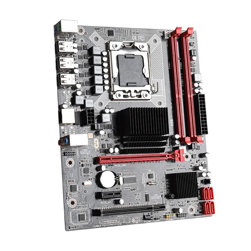 X58 Материнская плата LGA 1366 поддерживает серверную память REG ECC и процессор xeon