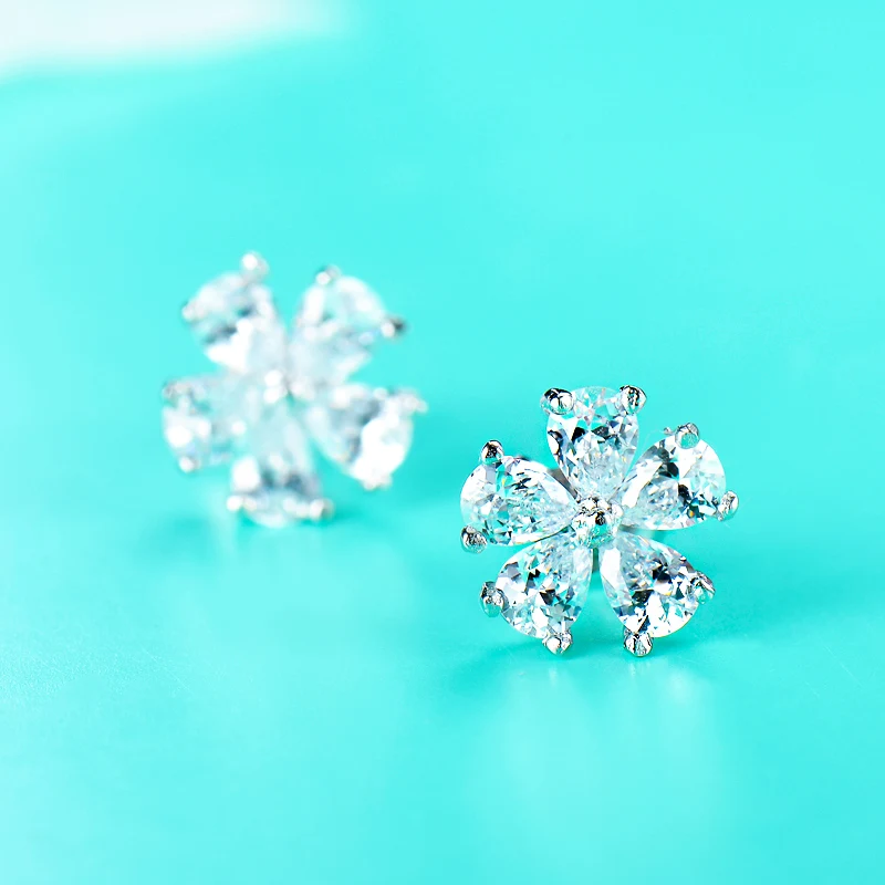 Сюн fine jewelry S925 серебро черешня palnt В Форме Подарок на годовщину женщин Симпатичные