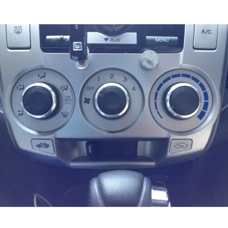Для Nissan Qashqai 2012 Алюминий сплава кнопку авто кондиционера, 3 шт./компл. переменного тока регулятор тепла Управление кнопка включения Ручка автомобильный Стайлинг