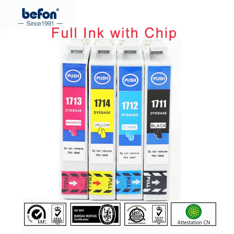 Картридж для Epson T1711 T 1711 T1712 T1713 T1714 1712 1713 203|ink cartridge|replacement cartridgecartridge for epson |