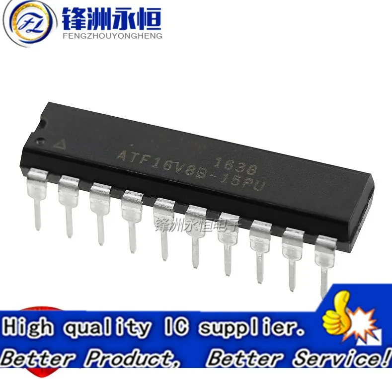

Free Shipping 100pcs/lots AT16V8 AT16V8B ATF16V8B-15PU ATF16V8B-15PC DIP-20 IC