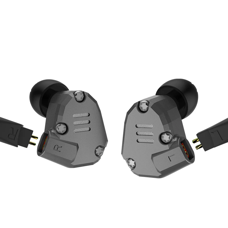 Внутриканальные наушники KZ ZS6 гибридные Hi Fi стерео 2DD 2BA для диджея бега спорта