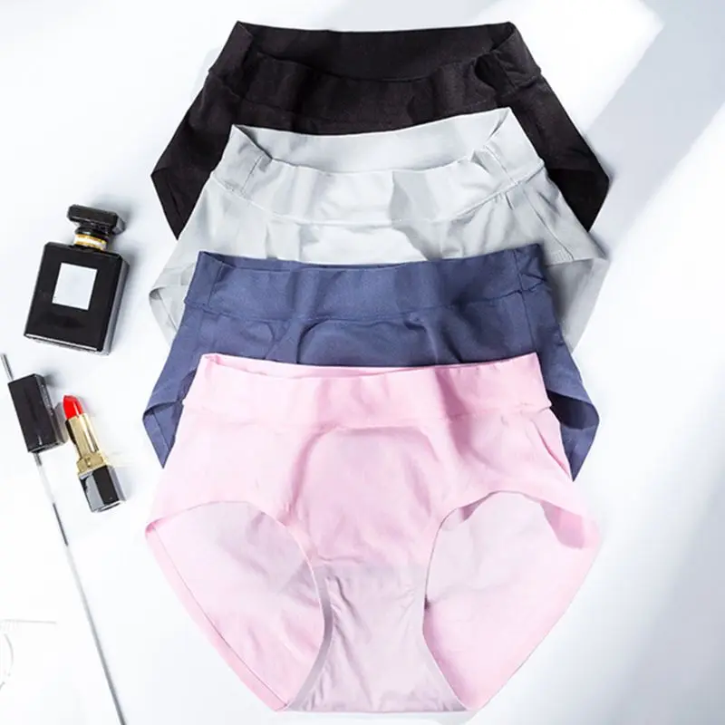 Женское нижнее белье со средней посадкой без следа трусы невидимые бесшовные