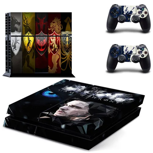 GYTM0991 Фильм Игра престолов наклейка для PS4 Стикеры Наклейка виниловая для sony Playstation 4 консоли и 2 контроллеры наклейка для PS4 Стикеры - Цвет: GYTM0991