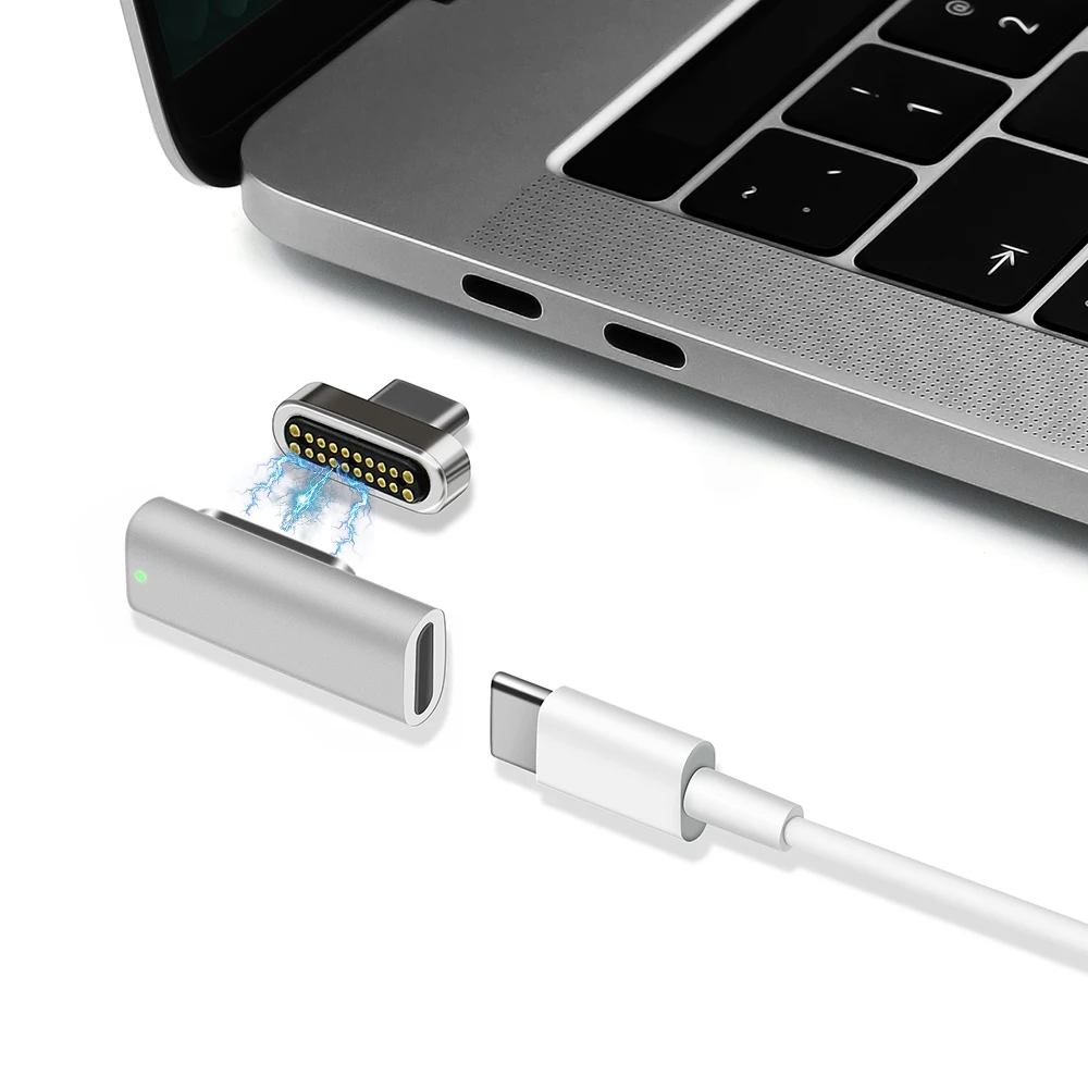 Магнитный USB type-C адаптер USB 3,1 10 ГБ/сек. PD, 100 Вт Быстрый Charge-4K@ 60 Гц Высокое разрешение совместим с MacBook Pro/Pixelbook