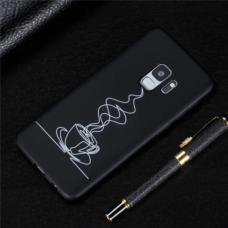 Капа для samsung A7 Мягкий силиконовый чехол крышка на samsung Galaxy S9 S8 S7 край A6 A8 плюс A3 A5 Note 9 S 8 Coque