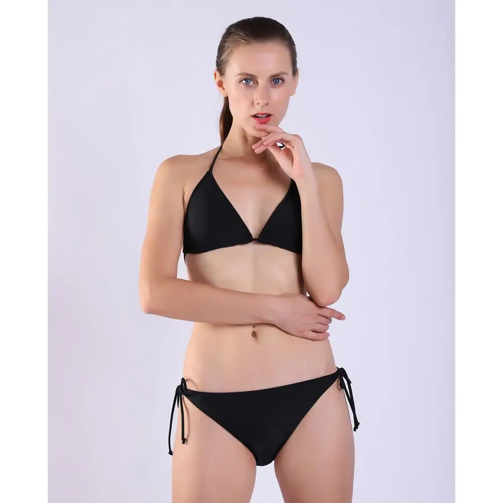 Купальный костюм бикини 2019 Новый бантик Сексуальный Слинг узел веревка