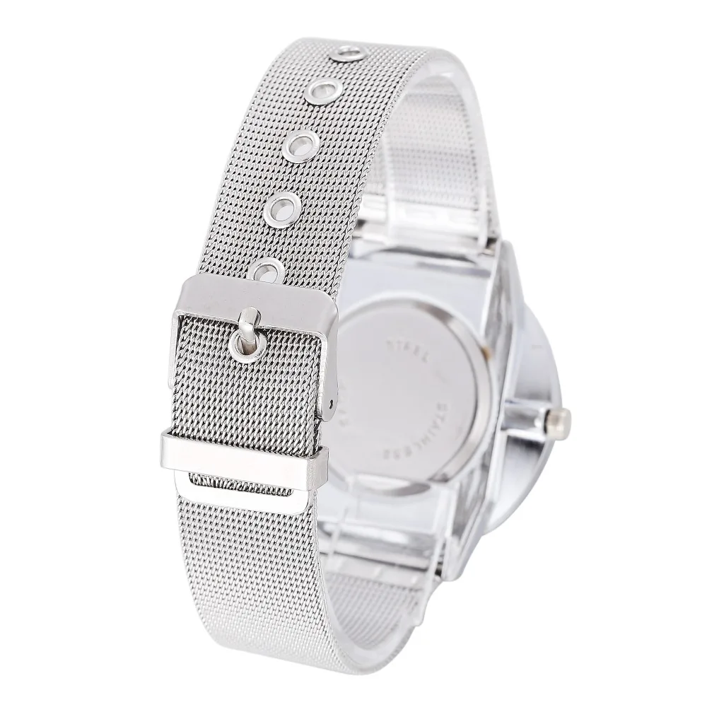 Часы женские кварцевые ультратонкие серебристые Модные Элегантные наручные с