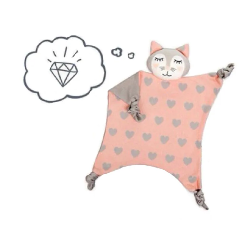 Милая мышка в форме 0 12 месяцев детское тканевое одеяло игрушка для сна детская