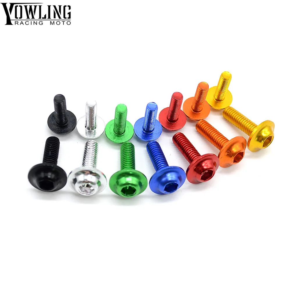 Винты для ветрового стекла мотоцикла крепежные гайки Обтекатели Honda Ducati BMW Yamaha YZF