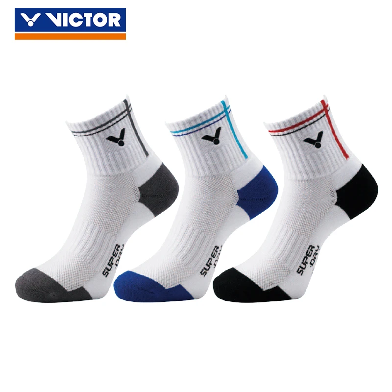 3 пары носков высокого качества Victor Professional Брендовые женские дышащие средние