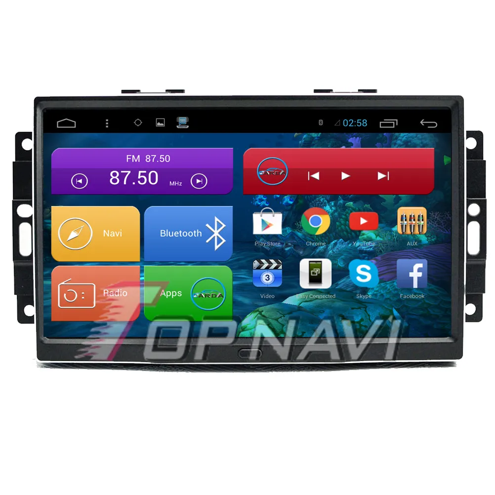 Topnavi 9 &quotчетырехъядерный Android 6 0 Автомобильный GPS навигатор для Chrysler 300C старый
