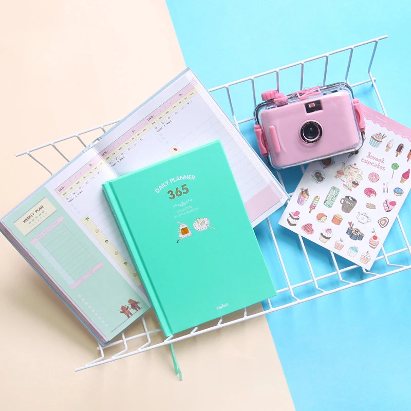 Милый ежедневник 365 дней записная книжка школьный канцелярский магазин дневник