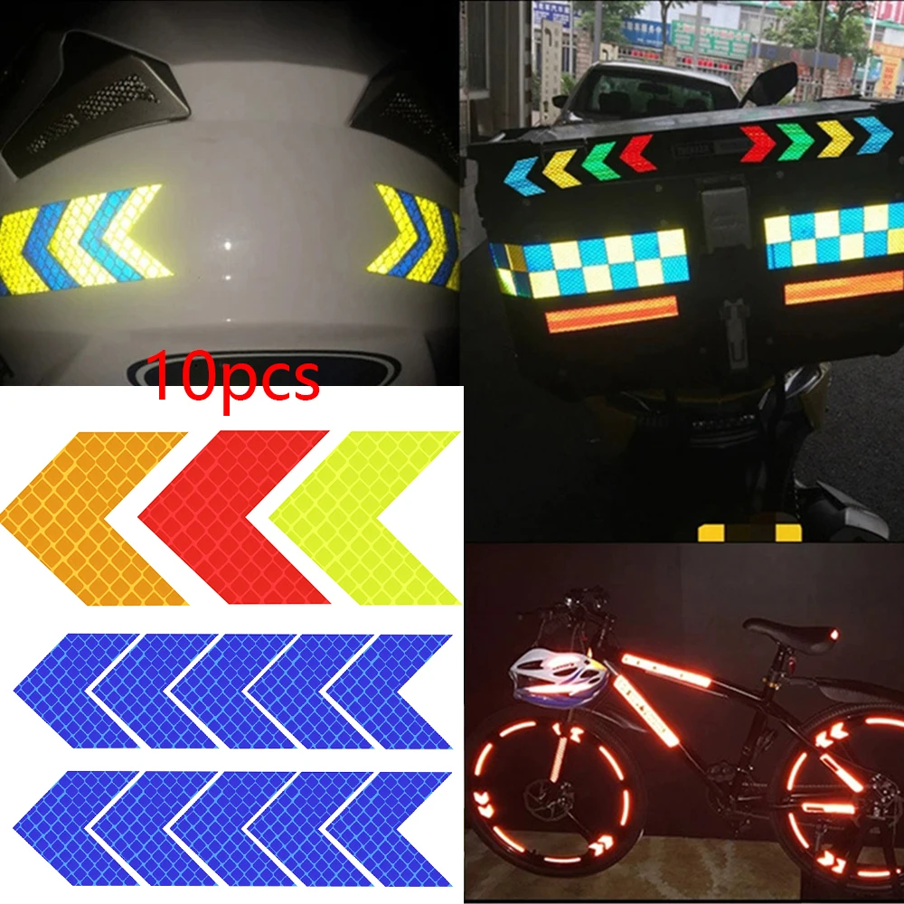 Светоотражающая лента со стрелками предупреждаПредупреждение клейкая для