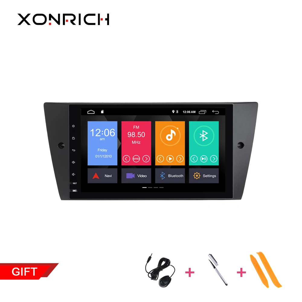 Xonrich 2G RAM 1 Din Android 9 0 Автомобильный мультимедийный dvd плеер для BMW E90/E91/E92/E93