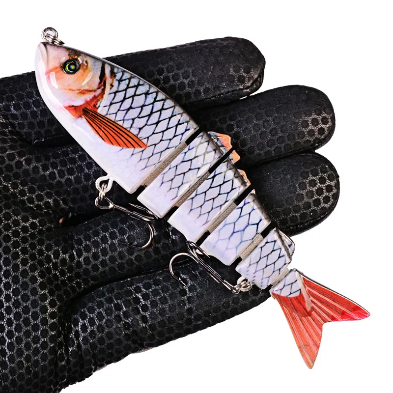 1 шт. мульти Соединенные приманки Crankbait 12 см 18 5 г искусственный 3D воблер с глазками