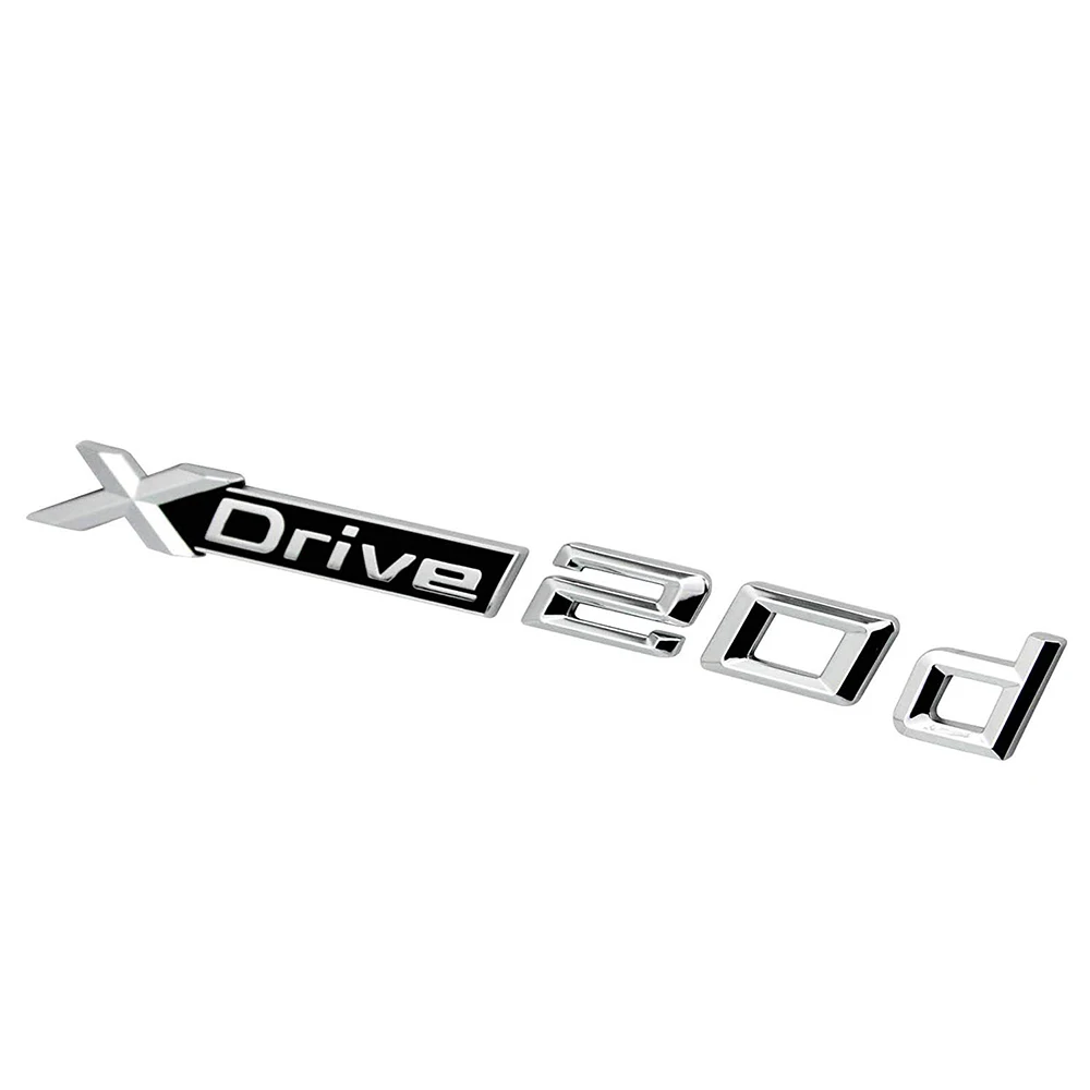 1 20 шт. автомобильный боковой дверной багажник Xdrive 20d 25d 35d 40d 50d наклейка для BMW X1 X3 X5
