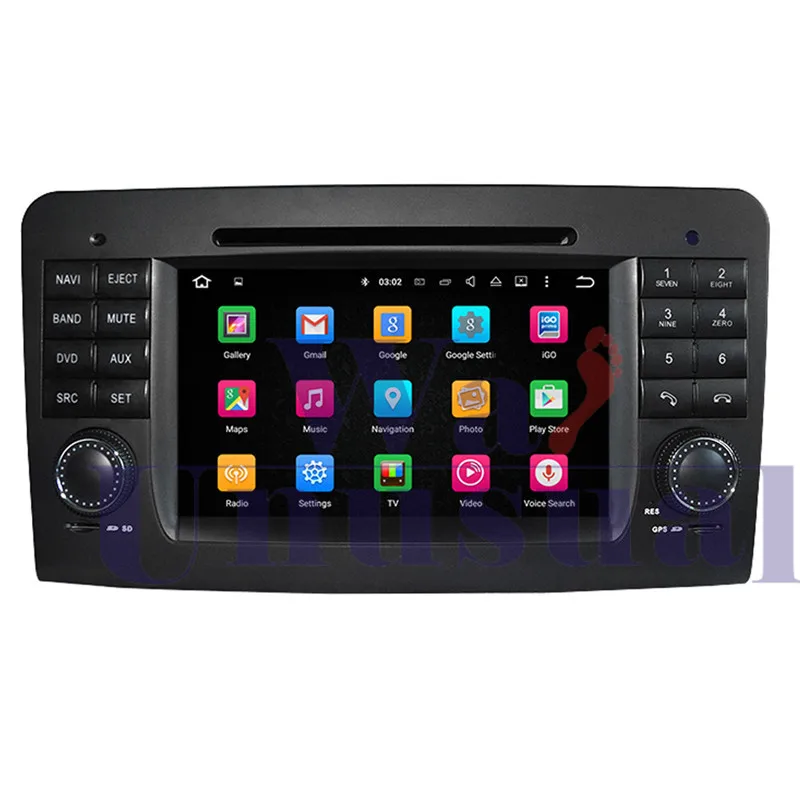 WANUSUAL Android 8.0 GPS Navigation For Benz ML W164 GL X164 (2005 2006 2007 2008 2009 2010 2011 2012) DVD Player 2 Din Video | Автомобили