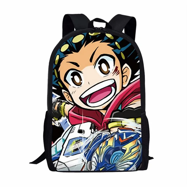 As Pictures Школьный рюкзак с персонажами из мультфильма «Beyblade Burst Evolution» для девочек-подростков и мальчиков, школьный рюкзак для студентов, рюкзак Mochila - Цвет: As Pictures