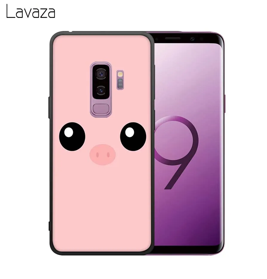 Мягкий чехол Lavaza Funny Pig Для Galaxy A3 A5 2016 2017 A6 plus A7 A8 A9 J6 2018 A10 30 40 50 70 |
