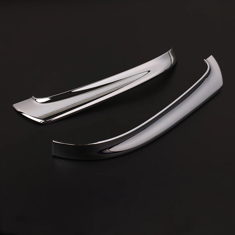 2 шт. ABS хромированное зеркало заднего вида боковая формовочная Накладка для Ford